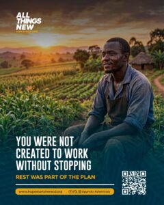 All Things New: You were not created to work without stopping